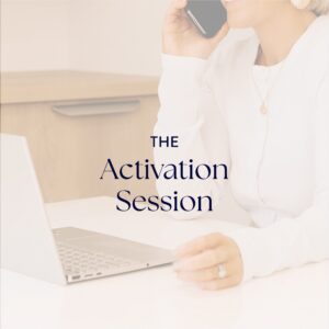 The Activation Session: 1 x Deep-Dive (90 minutes)